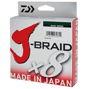 daiwa braid j braid x8 300m 15lb .19mm d/grn
